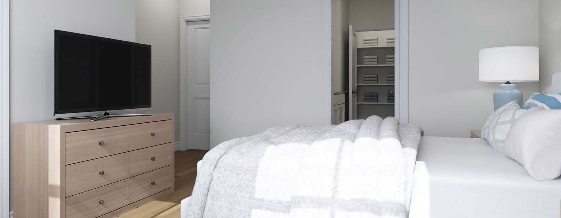 bedroom with natural light
